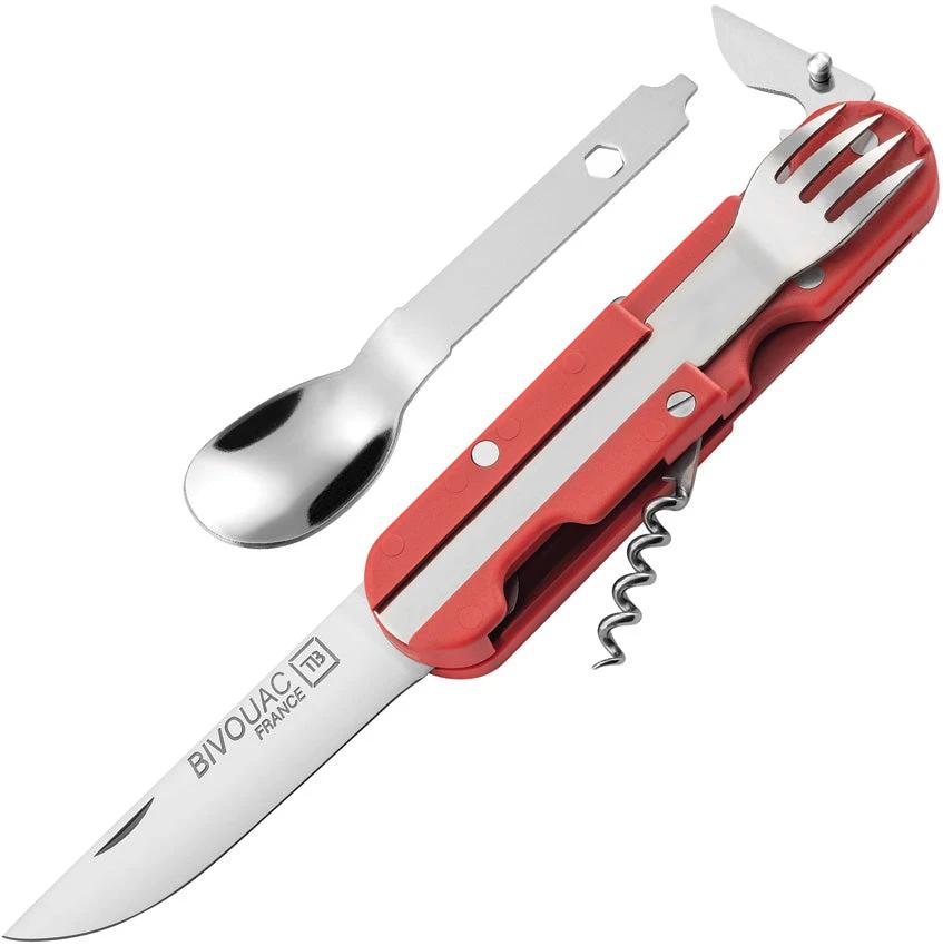 TB Outdoor French Army Camp Knife Red 11060134 by TB Outdoor