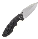 Defcon Linerlock Black TD004F-1 - Satin 14C28N Sandvik Stainless Blade With Black G10 Handle by Defcon