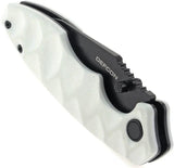 Defcon Linerlock Jade TD004F-4 - Jade G10 Handle, Black 14C28N Sandvik Blade, Thumb Stud, Pocket Clip by Defcon