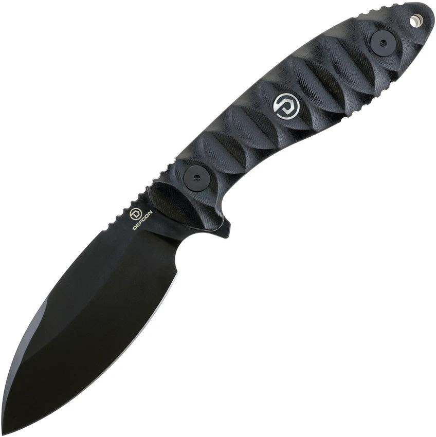 Defcon Tactical Fixed Blade Black TD009 by Defcon