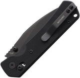 Defcon Ultra Lite Axis Lock Folding Knife - Lightweight EDC With Black Matte 3in 14C28N Blade And G10 Handle by Defcon