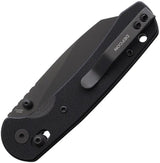 Defcon Ultra Lite Axis Lock Knife - Black Wharncliffe 14C28N Sandvik Steel With G10 Handle And Pocket Clip by Defcon
