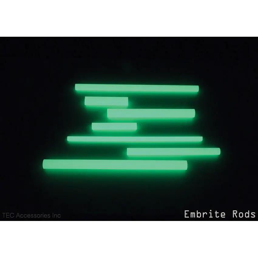TEC Accessories Embrite Glow Pellet 7.5in Green Glow Up To 12 Hours For Outdoor DIY Enthusiasts by TEC Accessories