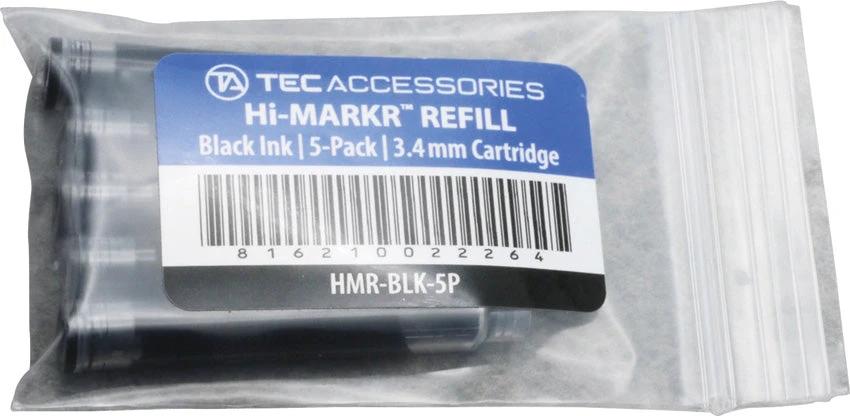 TEC Accessories Hi-MARKR Refill Black 5-Pack HMR-BLK-5P by TEC Accessories