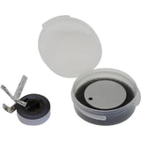 TEC Accessories Keychain Measuring Tape Replacement TRT-3-001 With Safety Guard Disc For DIY Enthusiasts by TEC Accessories