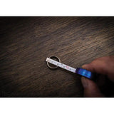 Tec Accessories Keychain Tape Measure 3ft Replaceable Stainless Tape Blue Titanium Finish For Makers by TEC Accessories