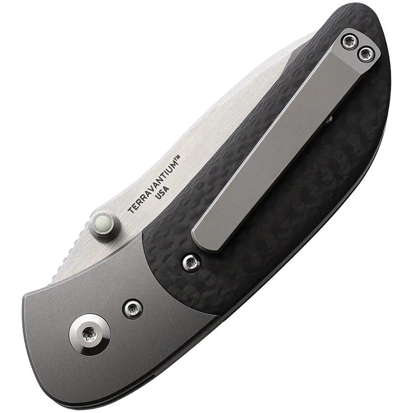 Terrain 365 P38-AT Linerlock 101012 - Rustproof Terravantium Blade With Glow In The Dark Thumb Studs by Terrain 365