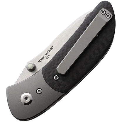 Terrain 365 P38-AT Linerlock 101012 - Rustproof Terravantium Blade With Glow In The Dark Thumb Studs by Terrain 365