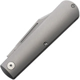 Terrain 365 Caiman Folder Ti - 4 Inch Closed 3 Inch Satin Terravantium Blade Titanium Handle by Terrain 365