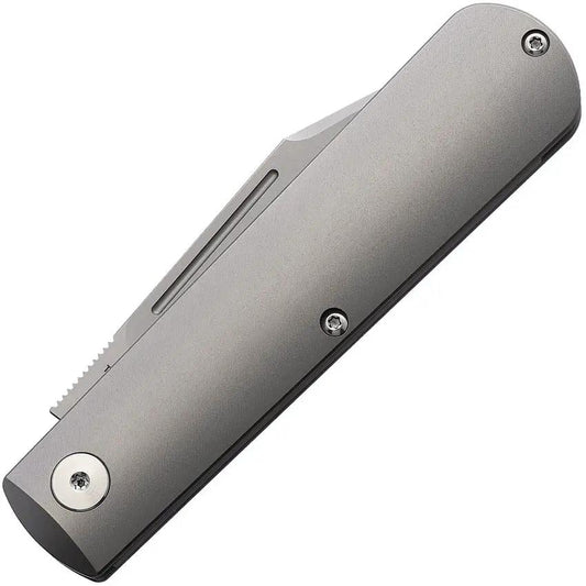 Terrain 365 Caiman Folder Ti - 4 Inch Closed 3 Inch Satin Terravantium Blade Titanium Handle by Terrain 365