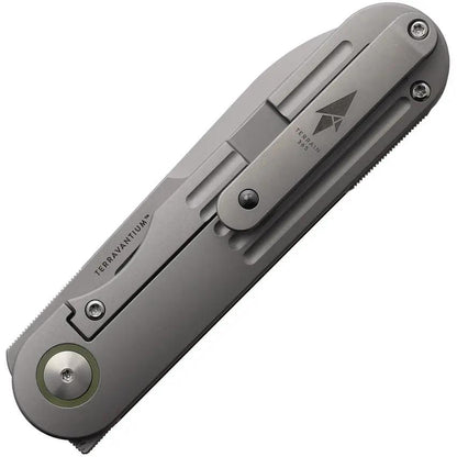 Terrain 365 Narwhal Framelock CF - Terravantium Dendritic Cobalt Blade and Carbon Fiber Handle with Titanium Hardware by Terrain 365