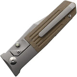 Terrain 365 STS-ATB Framelock 10512 - Non-Magnetic Rustproof Titanium Bolsters And GITD Thumbstuds by Terrain 365