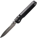 Terrain 365 Invictus Top Linerlock - Terravantium Dendritic Cobalt Blade 3.38 Inch With Black G10 Handle And Pocket Clip by Terrain 365