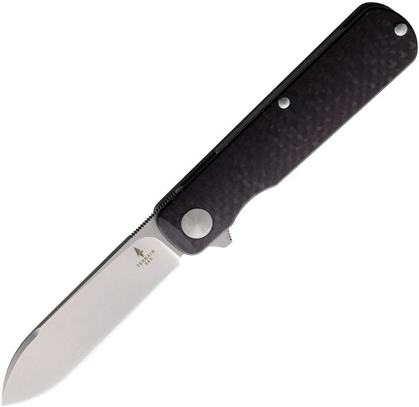 Terrain 365 Otter Flip Linerlock CF 10710 by Terrain 365