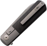 Terrain 365 Otter Flip ATB Framelock - Terravantium Dendritic Cobalt Blade With Gray Titanium Handle by Terrain 365