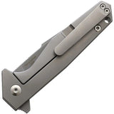 Terrain 365 Mako AT Framelock 10801 Rustproof Terravantium Dendritic Cobalt Blade With 100 Percent Nonferrous Construction by Terrain 365