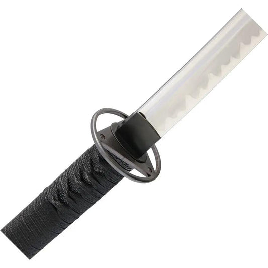 Taoforge Black Edition Katana TF1004 - 1095 Carbon Steel Blade, Black Silk Wrapped Handle, And Lacquered Wood Scabbard by Taoforge