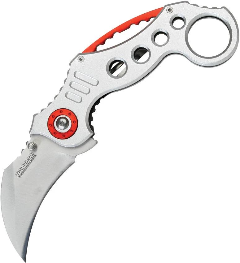 Tac Force Karambit Linerlock Silver A/O TF-578S by Tac Force
