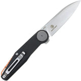 Defcon JK Series Leverage Lock Knife TF6010BK1 - Satin 14C28N Blade With Extended Tang And Black Micarta Handle by Defcon