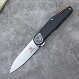 Defcon JK Series Leverage Lock Knife TF6010BK1 - Satin 14C28N Blade With Extended Tang And Black Micarta Handle by Defcon