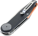 Defcon JK Series Leverage Lock Knife TF6010BK1 - Satin 14C28N Blade With Extended Tang And Black Micarta Handle by Defcon