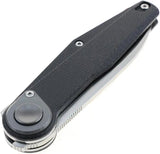Defcon JK Series Leverage Lock Knife TF6010BK1 - Satin 14C28N Blade With Extended Tang And Black Micarta Handle by Defcon