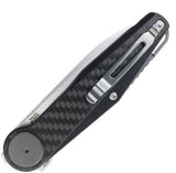 Defcon JK Series Leverage Lock CF TF6010CB - Carbon Fiber Handle 14C28N Stainless Blade Extended Tang by Defcon
