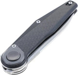 Defcon JK Series Leverage Lock CF TF6010CB - Carbon Fiber Handle 14C28N Stainless Blade Extended Tang by Defcon