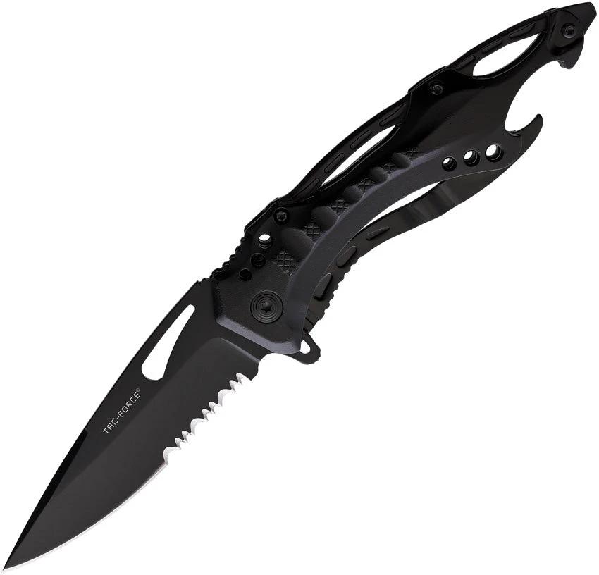 Tac Force Linerlock A/O Black TF-705BKPL by Tac Force