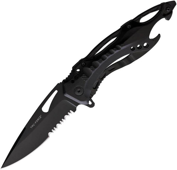 Tac Force Linerlock A/O Black TF-705BKPL by Tac Force