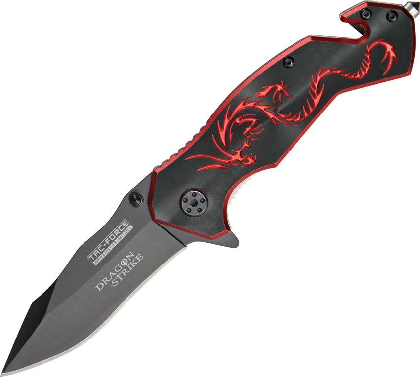 Tac Force Dragon Strike Rescue Linerlock TF-759BR by Tac Force