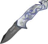 Tac Force Dragon Strike Rescue Linerlock TF-759GY by Tac Force