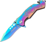 Tac Force Dragon Strike Rescue Linerlock TF-759RB by Tac Force