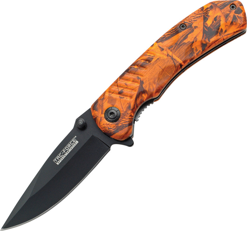Tac Force Linerlock A/O Orange Camo TF-764OC