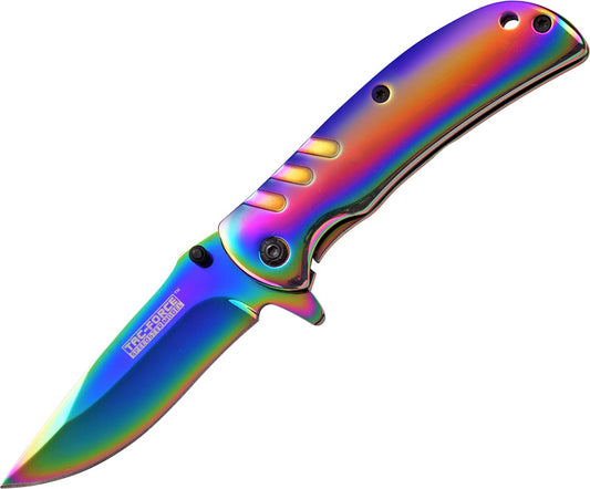 Tac Force Framelock A/O Rainbow TF-847RB