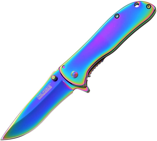 Tac Force Framelock A/O Rainbow TF-861RB