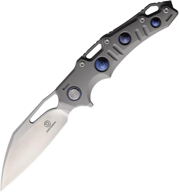 Defcon Gravity Framelock Gray TF93131 by Defcon