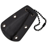 Tac Force Flag Neck Knife TF-FIX018S Full Tang 2-In Blade For Tactical Enthusiasts Flag Handle Kydex Neck Sheath by Tac Force