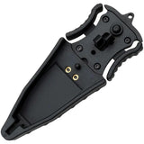 Tac Force Fixed Blade Knife TF-FIX020BK Compact EDC Knife For Outdoor Use Full Tang Satin Point by Tac Force