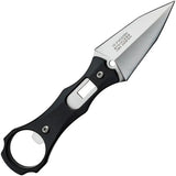 Tac Force Fixed Blade Knife TF-FIX020BK Compact EDC Knife For Outdoor Use Full Tang Satin Point by Tac Force