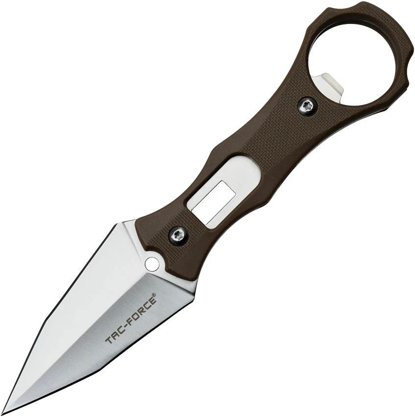 Tac Force Fixed Blade Brown TF-FIX020BR by Tac Force