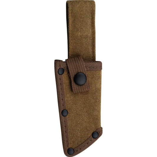 Tac Force Fixed Blade Knife 8.5in 4in Wharncliffe Full Tang Brown Nylon Handle with Belt Sheath for EDC by Tac Force
