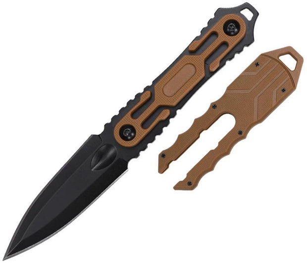 Tac Force Fixed Blade Brown TF-FIX124BN by Tac Force