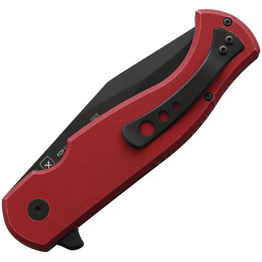 Tools for Gents TFG Eastwood Framelock Red - D2 Tool Steel Blade, Red Stonewash Aluminum Handle, 5.25in Closed by Tools for Gents