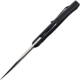 Tools For Gents Eastwood Framelock Knife - D2 Tool Steel Blade, Black Aluminum Handle, Extended Tang by Tools for Gents