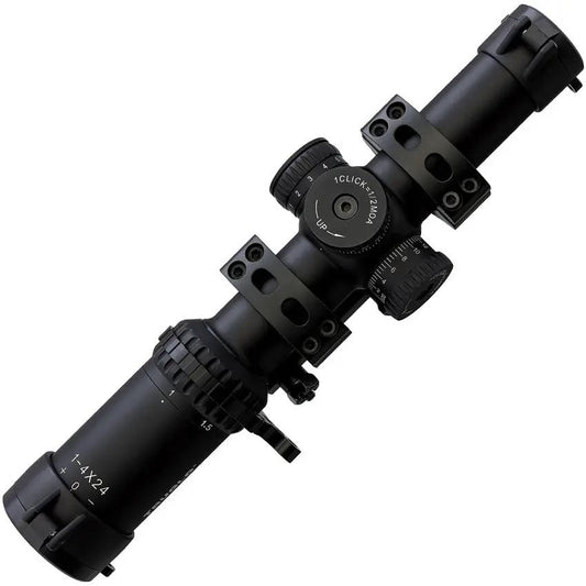 TRUGLO Omnia IR Scope 1-4x24mm TG8514TLR - Illuminated Reticle, 1-4x Magnification, Waterproof, Shockproof by TRUGLO