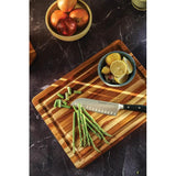 Teak Haus 105 Teak Carving Board - Durable 16x12 Surface With Built-In Juice Canal For Home Cooks And Pros by Teak Haus