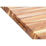 Teak Haus Traditional Cutting Board 107 Large 24 x 18 Knife Friendly Prep Surface For Home Cooks And Pros by Teak Haus