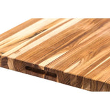 Teak Haus Traditional Cutting Board 107 Large 24 x 18 Knife Friendly Prep Surface For Home Cooks And Pros by Teak Haus