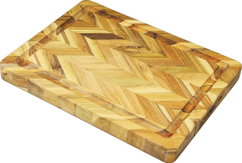 Teak Haus Herringbone Cutting Board 321 by Teak Haus